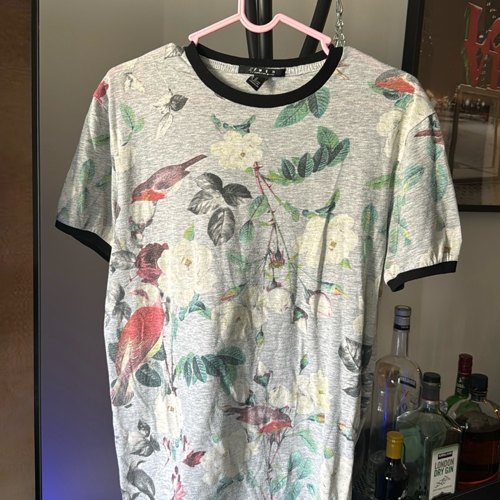 Mens Floral Print Tshirt